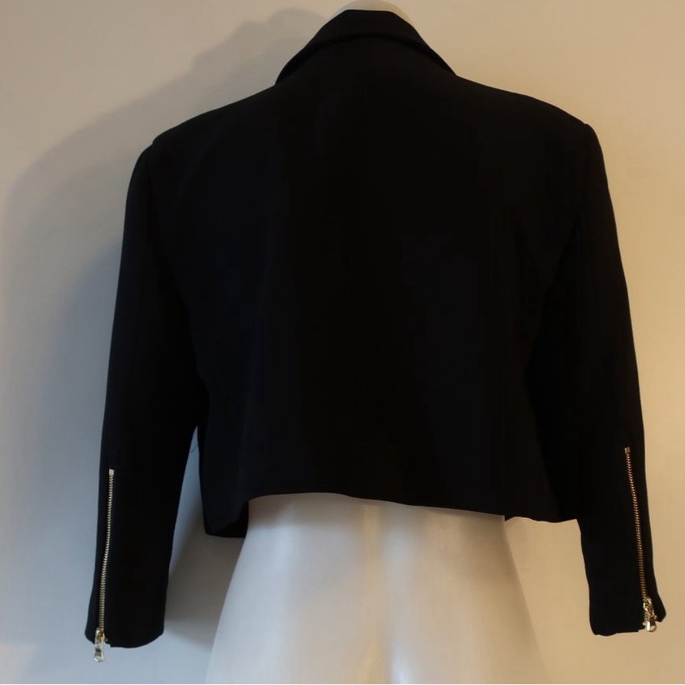 Toccin NY cropped moto jacket / blazer - Picture 3 of 4